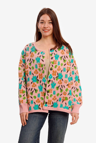 Retro Flower Cardigan