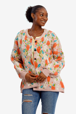 Pink Meadow Bloom Cardigan