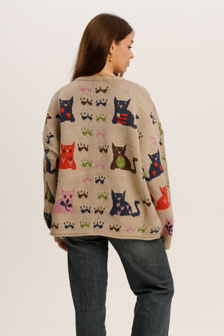 Cat Lover Cardigan