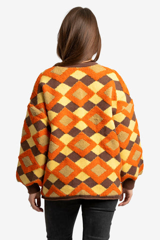 Retro Sunrise Cardigan