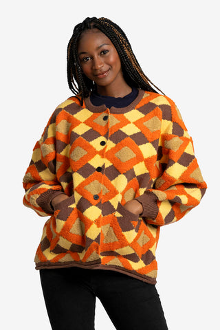 Retro Sunrise Cardigan