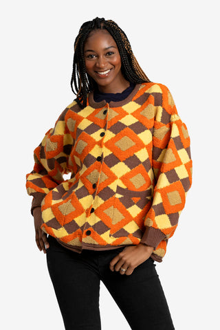 Retro Sunrise Cardigan