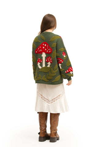 Wild Mushroom Cardigan