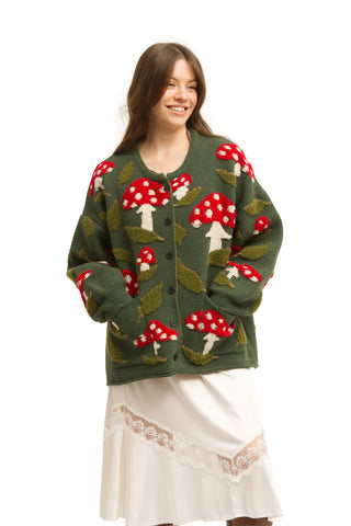Wild Mushroom Cardigan