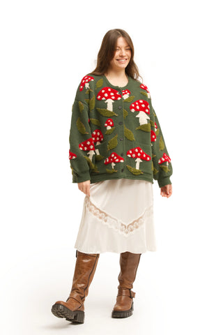 Wild Mushroom Cardigan