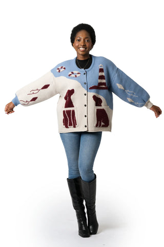 The Beach Dog Cardigan