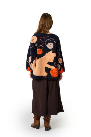 The Curious Cat Cardigan